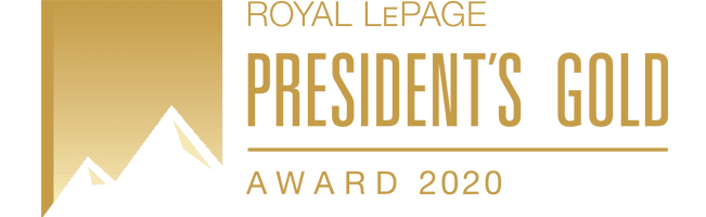 Royal LePage presidents gold award 2020