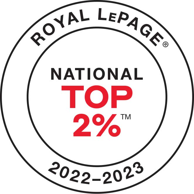 Royal LePage national top 2 percent award 2022-2023